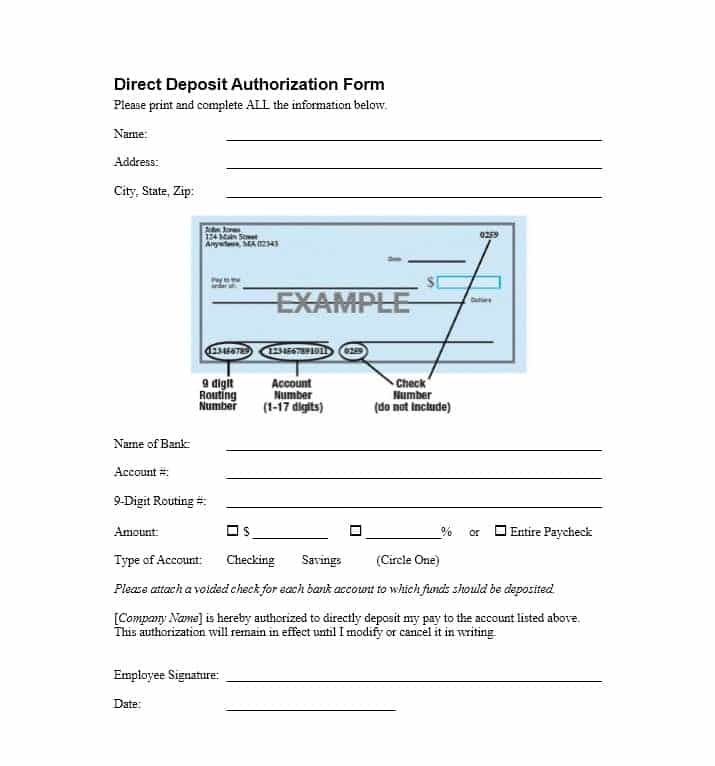 deposit sheet template
