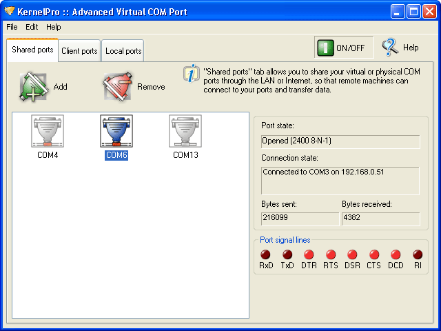 virtual serial port linux